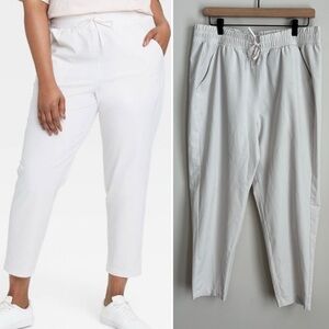 All In Motion Target Stretch Woven Lightweight High Rise Taper Pant Size XL